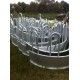 Galvanized Feeder Hay Feeder, Cattle Hay Feeder